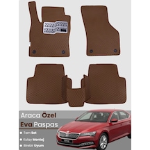 Skoda Super B 2015-2023 Uyumlu Eva Paspas Tam Set Oto Paspas,araca Özel,kolay Montaj 503