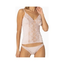 Pierre Cardin 381 Kaşkorse Dantelli Atlet Külot Takımı Pudra