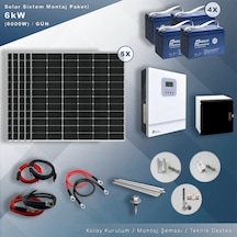 Matech 6 KW Solar Paket Sistem 6000W/gün