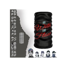 E Taktik Go Wiht The Flow Desenli Boyunluk Dikişsiz Tüp Maske Buff Baf Saç Bandı Uv+50 Yansıtıcı 4 Mevsim Yarı Termal Üründür Çok Renkli - 916344286 Çok Renkli