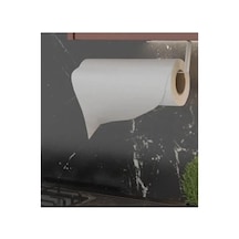 Yapışkanlı Kağıt Havluluk - Banyo İçin Pratik Askılık Ve Peçetelik, 3m Yapışkanlı