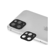 Apple İphone 11 Pro Max Pers Alüminyum Kamera Lens - Siyah Belirtilmemiş