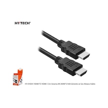 Hytech Hy-xhd01 Hdmı To Hdmı 1.5m Sinema 4k 4096-2160 Görüntü Ve Ses Aktarıcı Kablo
