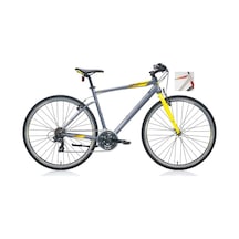 CARRARO SPORTIVE 321 ERKEK ŞEHİR BİSİKLETİ 520H V 28 JANT 21 VİTES MAT GRİ-KIRMIZI-TURUNCU