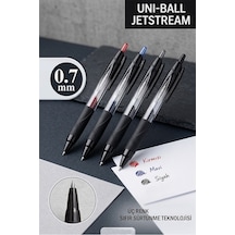 Siyah Jel Uçlu Pilot Kalem 5 Adet Uniball Jetstream Sxn-157s 0.7 Mm Basmalı Pilot Kalem Roller Uçlu Likit Mürekkepli