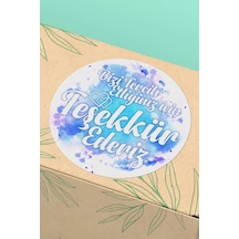 Teşekkür Ederiz Sticker 3x3cm St2371 Çok Renkli