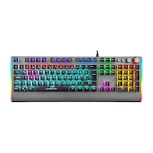 Rampage KB-R210 Favory Kristal Blue Switch Kablolu Rainbow Mekanik Oyuncu Klavye