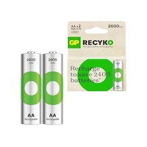 Gp Recyko 2600 Mah Şarjlı Ni-mh Aa Kalem Pil 2li Paket