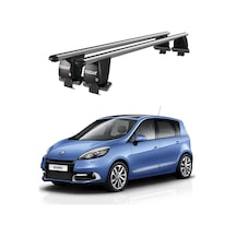 Royal Renault Grand Scenic 2009-2013 Uyumlu Gri Kilitli Ara Atkı Port Bagaj Tavan Barı