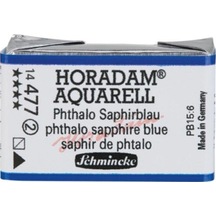 Schmincke : Horadam Aquarell Artist Sulu Boya : Tam Tablet : Seri 2 477 Phthalo Sapphire Blue