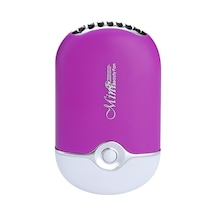 Tırnak Kurutma Makinesi Usb Şarj Mini Fan Sahte Kirpik Saç Kurutma Makinesi Taşınabilir Makyaj Aletleri Mor B