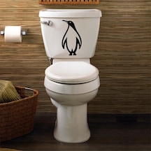 Wc Klozet için Penguven Sticker Yapıştırma Model1