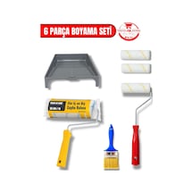 Renkli Boya Uygulama Seti 6 Parça, Hızlı Ve Kolay Boyama Deneyimi