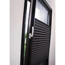 Kidmex Plise Black Out Katlanır Cam Balkon Perdesi 4 Renk - Ofis Perdesi - Mutfak Perdesi - Salon Perdesi