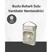 Spreyli Mini Masaüstü Fan 500ml Su Hazneli 3 Kademeli Soğutucu