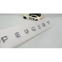 Dk Tuning Peugeot Bagaj Ön Panjur Krom Abs Yazı Logo Amblem Bagaj Arma