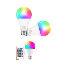Ayarlanabilir Parlaklık Rgb Led Ampul Beyaz Lamba Ve Renkli Ampul - Lisinya