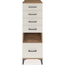 Kronos Dolap Tek Raflı 5 Çekmeceli 44x59x134 Çam-aytaşı Atlas Çam