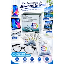 36'lı Gözlük Kamera Tv Cep Telefonu Kask Camı Ekran Temizleme Islak Mendili 1 Kutu
