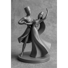 15 Cm Çarpıcı Detaylarla Dolu Özel Hediyelik Kafkas Adige Çerkes 3d Heykelcik