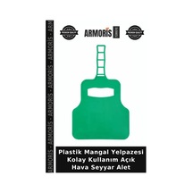 Plastik Mangal Yelpazesi Kolay Kullanım Açık Hava Seyyar Alet