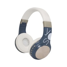 Sy-bt1607 Bluetooth 5.3 Kulaküstü Katlanabilir Mikrofonlu Kulaklık Kablosuz Sd Kart Girişi Aux Mavi