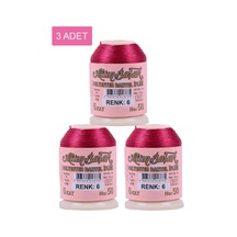 Jenerik 3 Adet Altınbaşak Oya Ve Dantel İpi 20 Gr - Royaleks - No: 006