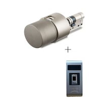 Kale K-tech Yeni Nesil Akıllı Silindir - Motorlu Kilit Ve Parmak İzi Okuyucu Seti 1 ADET