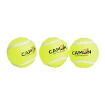 Camon Gıcırtılı Tenis Topu 7.5 Cm: Köpekler İçin Sesli Eğlenceli Oyun Topu Ad113/b