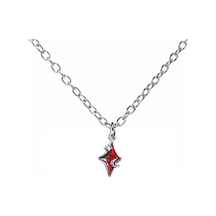 Gothic Red Star Unisex Kolye Karanlık Işıltının Ve Gücün Simgesi Çok renkli