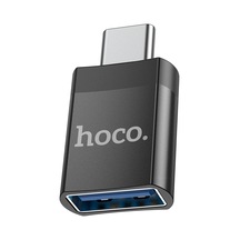 Hoco. Ua17 Tak Çalıştır Type-c To Usb 3.0 Dönüştürücü - Siyah