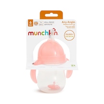 Tıklama Kilitli Uçlu Pipetli Alıştırma Bardağı 6ay+ 207ml Pembe 3 Adet Çok Renkli