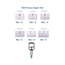 Kupasan Hacamat Kupa Seti 150'li