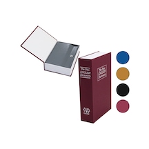 Kumbara Homesafe Booksafe Büyük 240x155x55mm Kitap Modeli Kilitli Kasa Kumbara