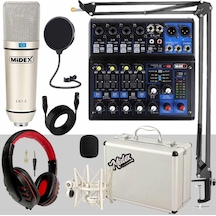 Behringer C-1mdx Condenser Mikrofon Ve Midex Mdx-999 Mikser Set