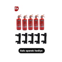 Yangın Tüpü Söndürücü Askısı Plastik 5 adet , 1 kg 5 Adet Araç Tü