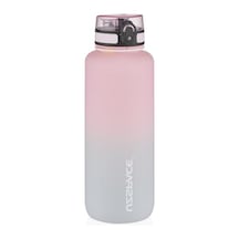 1500ml Kapasiteli Motivasyonel Su Matarası, Pembe-gri Renk Seçenekleri 0