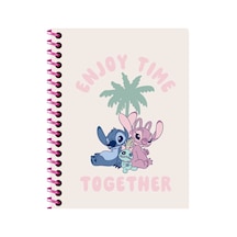 Lilo&stitch Bloknot Spiralli A6 80 Yp Çizgili 140400-14