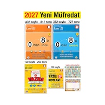 8. Sınıf 2027 0'dan 8'e Konu Anlatımlı Soru Bankası Seti 1. Dönem Yazılı Denemeleri Notları