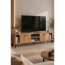 Sulorahome Çok Renkli Tv Sehpası 160x35 Cm