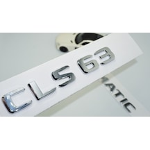 Dk Tuning Cls63 4matic Bagaj Krom Abs Yazı Logo Benz İle Uyumlu
