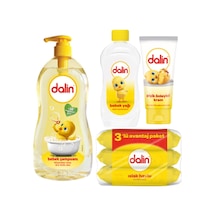 Tr Bebek Bakım Seti, Şampuan 900ml + Bebek Yağı 300ml + Pişik Kremi 100ml + Islak Havlu 56'li X3