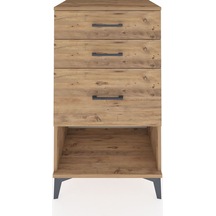 Hyperion Komodin 3 Çekmeceli 60x44x106 Çam-çam Çam