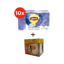 Lipton İyi Geceler Papatya Ve Lavanta Bitki Ve Meyve Çayı Karışımı 18li X 10 Adet+hediye Lipton Kupa