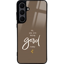Samsung Uyumlu S25 Fe Good Today Tasarımlı Glossy Telefon Kılıfı Çok Renkli