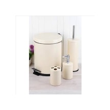 Metal 4 Parça Kaliteli Banyo Seti Krem