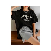 Medinenur The Sunshine Baskılı Unisex T-shirt Siyah