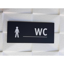 Simple Serisi Bay Wc Yönlendirme Kapı Isimliği