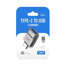 Powerway Type-c To Usb 3.0 Yüksek Hızlı Veri Aktarımı Otg Çevirici Dönüştürücü Adaptör
