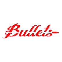 Bullets Araba Sticker 17x17 Cm Kırmızı